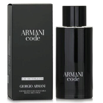 Giorgio Armani Men's Armani Code EDT Spray Refillable 4.2 oz - Luxurious Fragrance Available Online in Hong Kong & China