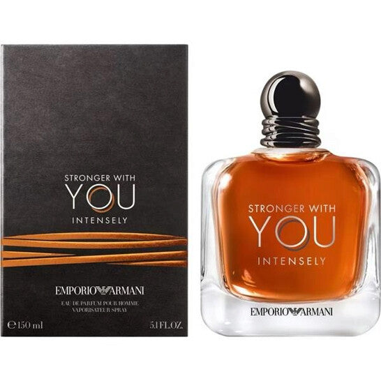 Giorgio Armani Men's Emporio Armani Stronger With You Intensely EDP Spray 5.0 oz - Luxurious Fragrance Available Online in Hong Kong & China