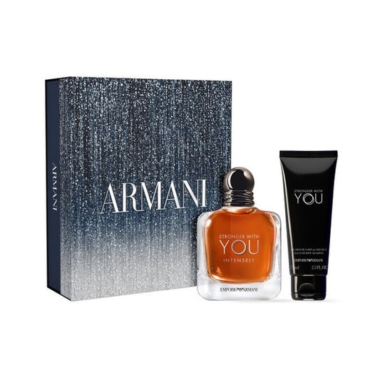 Giorgio Armani Men's Emporio Armani Stronger With You Intensely Gift Set Fragrances - Luxurious Fragrance Available Online in Hong Kong & China