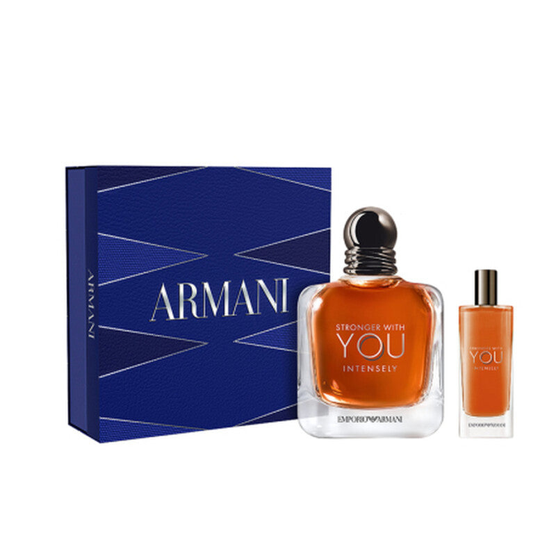 Giorgio Armani Men's Emporio Armani Stronger With You Intensely Gift Set Fragrances - Luxurious Fragrance Available Online in Hong Kong & China