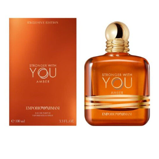 Emporio Armani Giorgio Armani Men's Stronger With You Amber EDP Spray 3.38 oz Fragrances - Luxurious Fragrance Available Online in Hong Kong & China