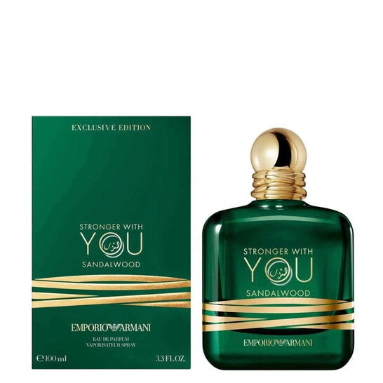 Giorgio Armani Unisex Stronger With You Sandalwood EDP Spray 3.4 oz - Luxurious Fragrance Available Online in Hong Kong & China