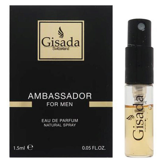 Gisada Men's Ambassador EDP Spray 0.05 oz Fragrances - Luxurious Fragrance Available Online in Hong Kong & China