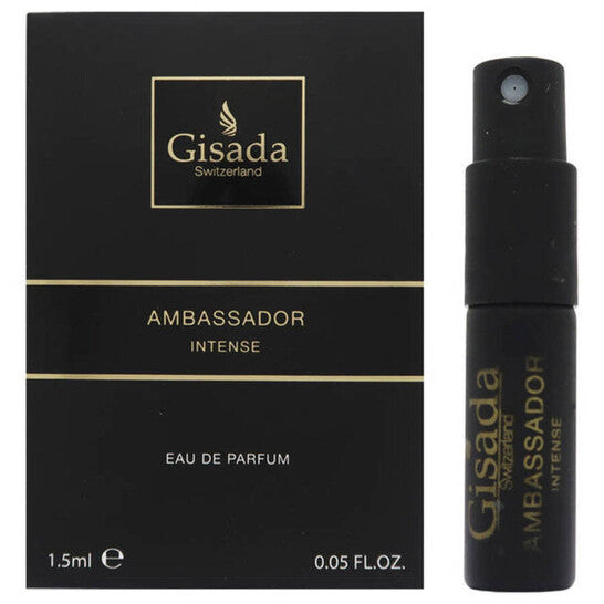 Gisada Men's Ambassador Intense EDP Spray 0.05 oz Fragrances - Luxurious Fragrance Available Online in Hong Kong & China