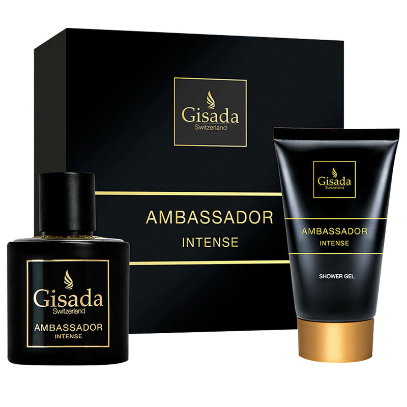 Gisada Men's Ambassador Intense Gift Set Fragrances - Luxurious Fragrance Available Online in Hong Kong & China