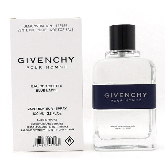 Givenchy Men's Pour Homme Blue Label EDT Spray 3.4 oz (Tester) Fragrances (Wholesale) - Luxurious Fragrance Available Online in Hong Kong & China