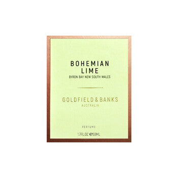 Goldfield And Banks Bohemian Lime Perfume Concentrate Spray 50ML - Luxurious Fragrance Available Online in Hong Kong & China