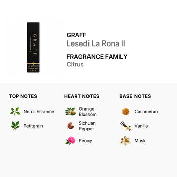Graff Ladies Lesedi La Rona II Woman EDP 0.12 oz Fragrances  (Wholesale) - Luxurious Fragrance Available Online in Hong Kong & China