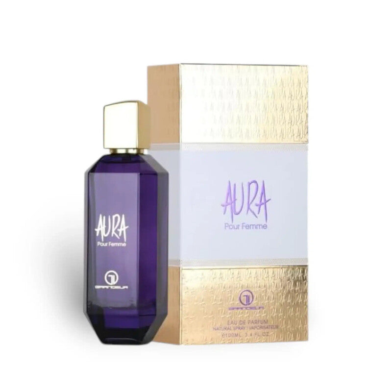 Grandeur Ladies Aura Pour Femme EDP Spray 3.4 oz Fragrances - Luxurious Fragrance Available Online in Hong Kong & China
