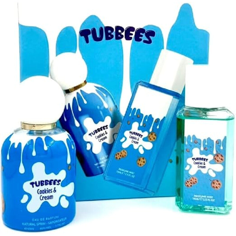 Grandeur Unisex Tubbees Cookies & Cream Gift Set Kids Fragrances - Luxurious Fragrance Available Online in Hong Kong & China