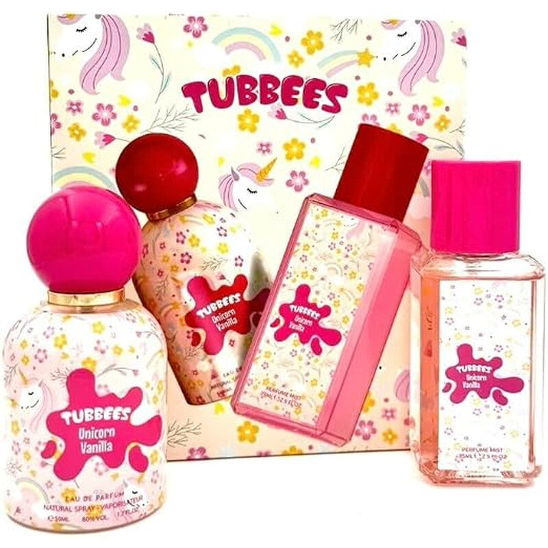 Grandeur Unisex Tubbees Unicorn Vanilla Gift Set Kids Fragrances - Luxurious Fragrance Available Online in Hong Kong & China