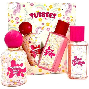 Grandeur Unisex Tubbees Unicorn Vanilla Gift Set Kids Fragrances (Wholesale) - Luxurious Fragrance Available Online in Hong Kong & China