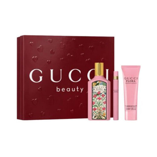 Gucci Ladies Gucci Flora Gorgeous Gardenia EDP 3pcs Gift Set Fragrances (Wholesale) - Luxurious Fragrance Available Online in Hong Kong & China