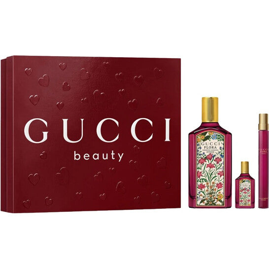 Gucci Ladies Gucci Flora Gorgeous Gardenia 3pcs EDP  Gift Set Fragrances (Wholesale) - Luxurious Fragrance Available Online in Hong Kong & China