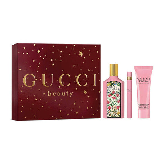 Gucci Ladies Gucci Flora Gorgeous Gardenia 3pcs EDP Gift Set Fragrances (Wholesale) - Luxurious Fragrance Available Online in Hong Kong & China