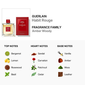 Guerlain Men's Habit Rouge EDT Spray 5 oz (Wholesale) - Luxurious Fragrance Available Online in Hong Kong & China