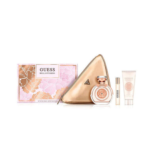 Guess Ladies Bella Vita Rosa 4pcs EDT Gift Set Fragrances  (Wholesale) - Luxurious Fragrance Available Online in Hong Kong & China