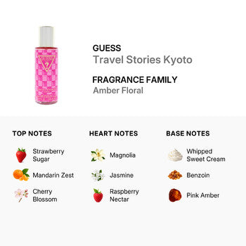 Guess Ladies Travel Stories Hair and Body Mist - Kyoto Travel Stories Kyoto Mist 8.4 oz Fragrances (Wholesale) - Luxurious Fragrance Available Online in Hong Kong & China