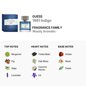 Guess Men's 1981 Indigo EDT 1.0 oz (Wholesale) - Luxurious Fragrance Available Online in Hong Kong & China