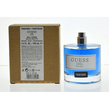 Guess Men's 1981 Indigo EDT Spray 3.4 oz (Tester) Fragrances (Wholesale) - Luxurious Fragrance Available Online in Hong Kong & China
