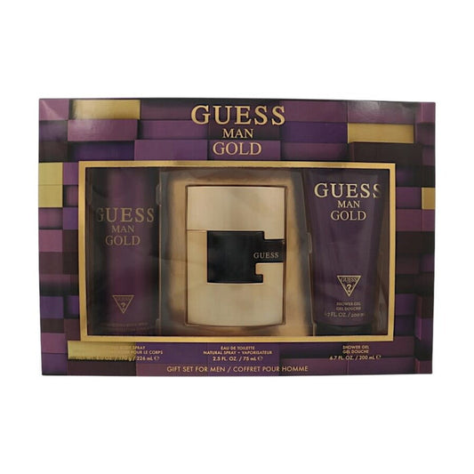 Guess Men's Gold Gift Set Fragrances - Luxurious Fragrance Available Online in Hong Kong & China
