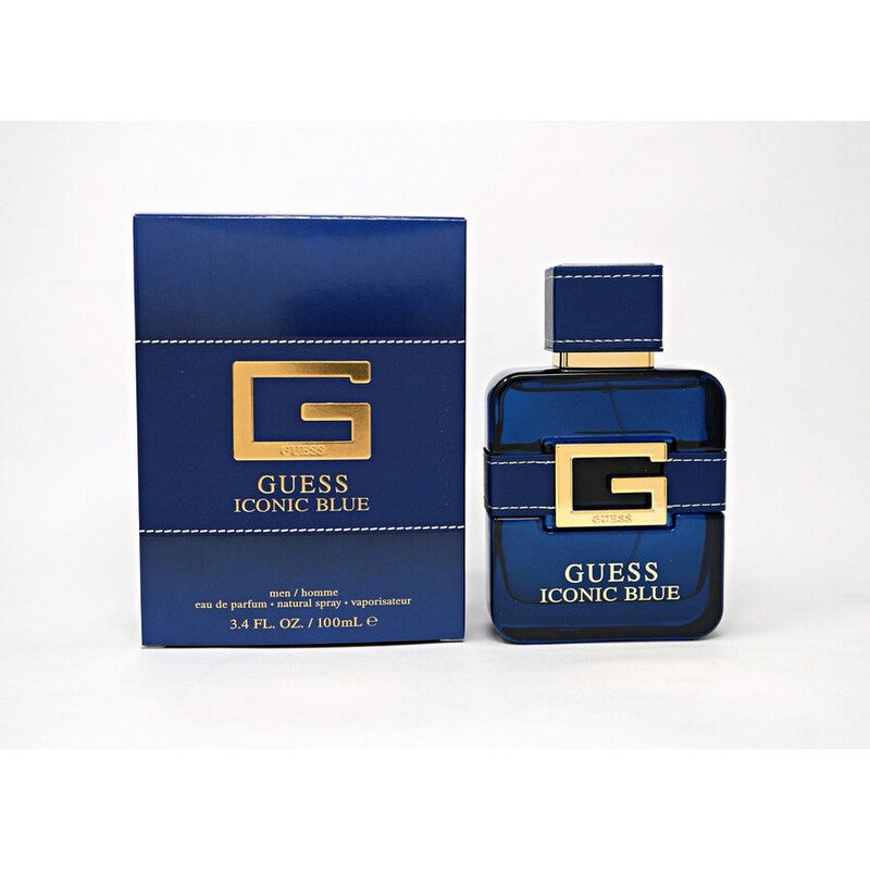 Guess Men's Iconic Blue EDP Spray 3.4 oz Fragrances - Luxurious Fragrance Available Online in Hong Kong & China