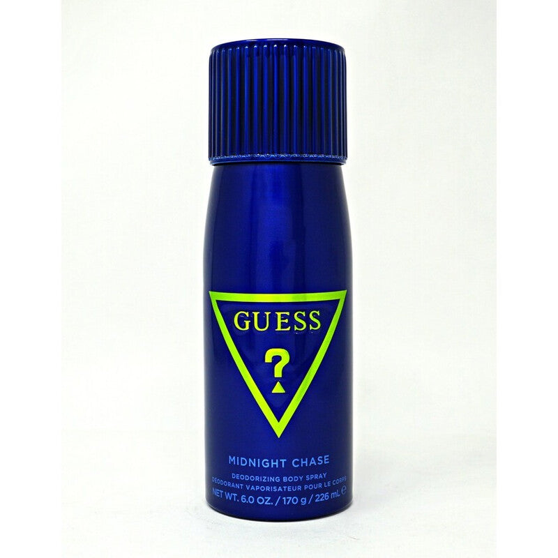 Guess Men's Midnight Chase Deodorant Body Spray 6.0 oz Fragrances - Luxurious Fragrance Available Online in Hong Kong & China