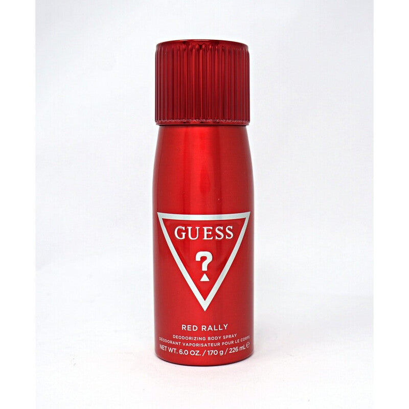 Guess Men's Red Rally Deodorant Body Spray 6.0 oz Fragrances - Luxurious Fragrance Available Online in Hong Kong & China