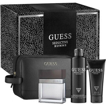 Guess Men's Seductive Homme 4pcs EDT Gift Set Fragrances  (Wholesale) - Luxurious Fragrance Available Online in Hong Kong & China