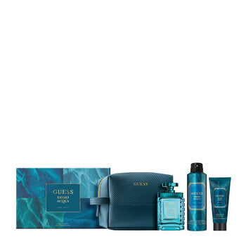 Guess Men's Uomo Acqua 4pcs EDT Gift Set Fragrances  (Wholesale) - Luxurious Fragrance Available Online in Hong Kong & China