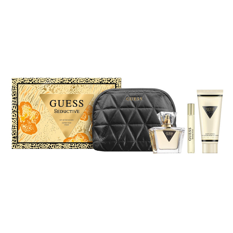 Guess Seductive Eau De Toilette 4 Piece Gift Set - Luxurious Fragrance Available Online in Hong Kong & China