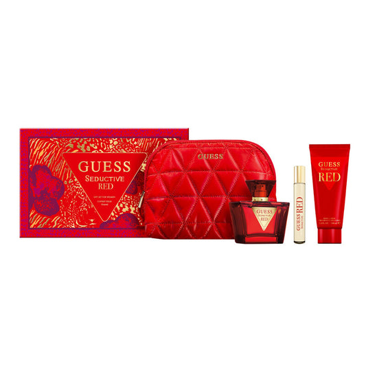 Guess Seductive Red Women Eau De Toilette 4 Piece Gift Set - Luxurious Fragrance Available Online in Hong Kong & China