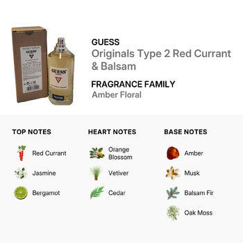 Guess Unisex Red Currant & Balsam EDP Spray 3.3 oz (Tester) (Wholesale) - Luxurious Fragrance Available Online in Hong Kong & China