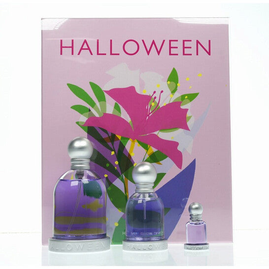 Jesus Del Pozo Halloween(W)(H / B)(Li Free)3Pc Set(3.4Oz EDT Sp,1.0Oz EDT Sp,4.5Ml EDT Sp) (Wholesale) - Luxurious Fragrance Available Online in Hong Kong & China
