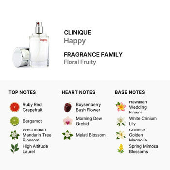 Clinique Happy by Clinique Perfume Spray 1.0 oz - Luxurious Fragrance Available Online in Hong Kong & China