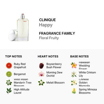 Clinique Happy by Clinique Perfume Spray 3.4 oz (w) - Luxurious Fragrance Available Online in Hong Kong & China