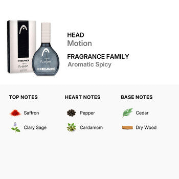 Head Men's Motion EDT Spray 3.3 oz (Wholesale) - Luxurious Fragrance Available Online in Hong Kong & China
