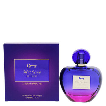 Antonio Banderas Her Secret Desire by Antonio Banderas for Women - 2.7 oz EDT Spray - Luxurious Fragrance Available Online in Hong Kong & China