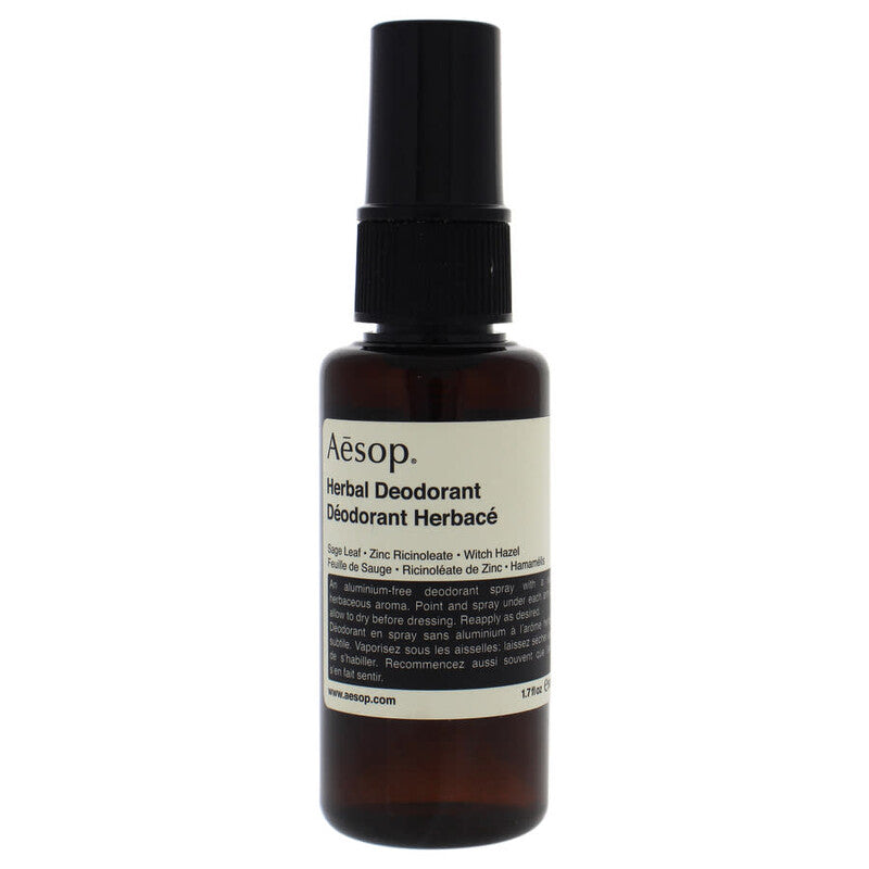 Aesop Herbal Deodorant Spray by Aesop for Unisex - 1.7 oz Deodorant Spray (Wholesale) - Luxurious Fragrance Available Online in Hong Kong & China