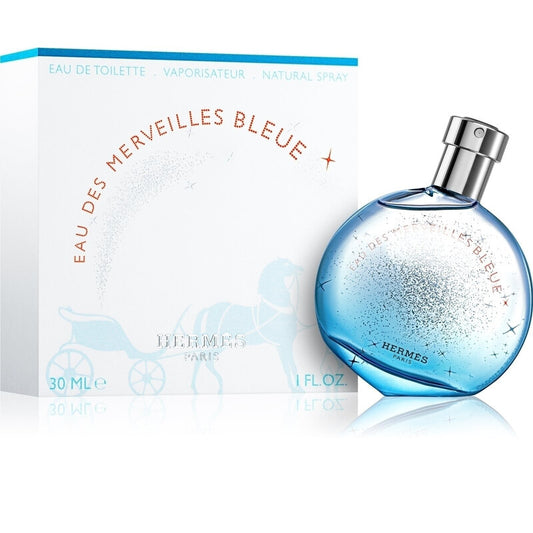 Hermes Ladies Eau Des Merveilles Bleue EDT Spray 1.0 oz Fragrances - Luxurious Fragrance Available Online in Hong Kong & China