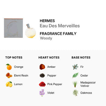 Hermes Ladies Eau Des Merveilles EDT Spray 1.7 oz (Wholesale) - Luxurious Fragrance Available Online in Hong Kong & China