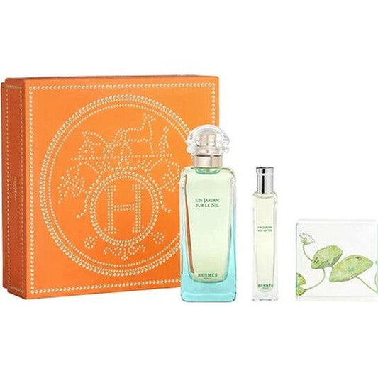 Hermes Unisex Un Jardin Sur Le Nil 3pcs EDT Gift Set Fragrances (Wholesale) - Luxurious Fragrance Available Online in Hong Kong & China
