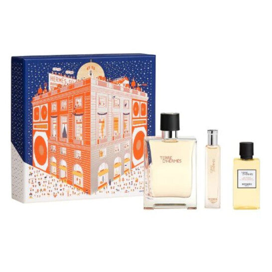 Hermes Men's Terre d'Hermes 3pcs EDT Gift Set Fragrances (Wholesale) - Luxurious Fragrance Available Online in Hong Kong & China