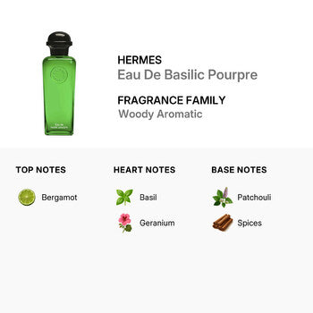 Hermes Unisex Eau De Basilic Pourpre EDC 1.7 oz (Wholesale) - Luxurious Fragrance Available Online in Hong Kong & China