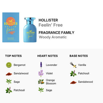 Hollister Men's Feelin' Free EDT 3.4 oz (Wholesale) - Luxurious Fragrance Available Online in Hong Kong & China