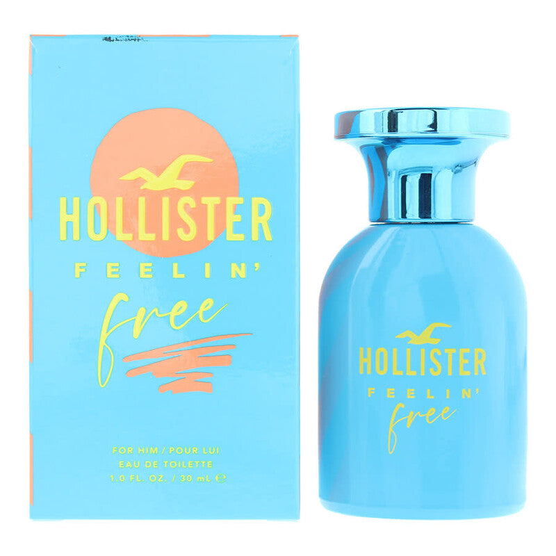 Hollister Men's Feelin' Free EDT Spray 1 oz Fragrances - Luxurious Fragrance Available Online in Hong Kong & China