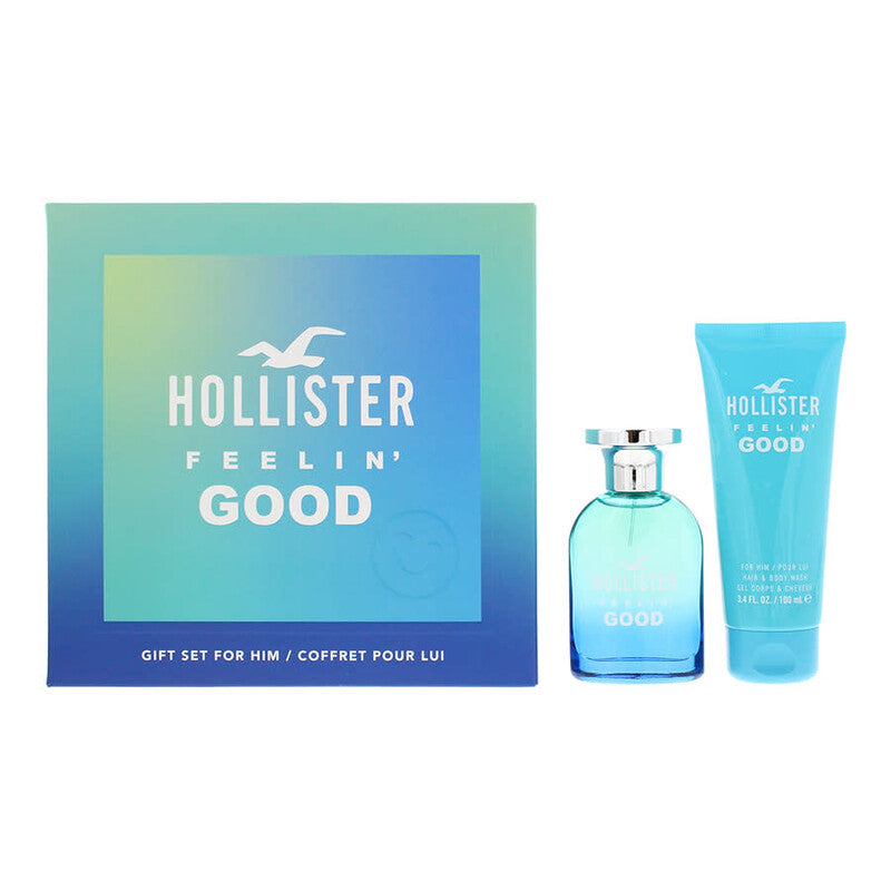 Hollister Men's Feelin' Good Gift Set Fragrances - Luxurious Fragrance Available Online in Hong Kong & China