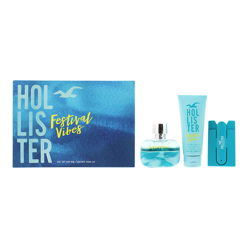 Hollister Men's Festival Vibes Gift Set Fragrances - Luxurious Fragrance Available Online in Hong Kong & China