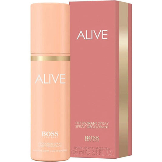 Hugo Boss Ladies Boss Alive Deodorant Spray 3.4 oz Fragrances (Wholesale) - Luxurious Fragrance Available Online in Hong Kong & China