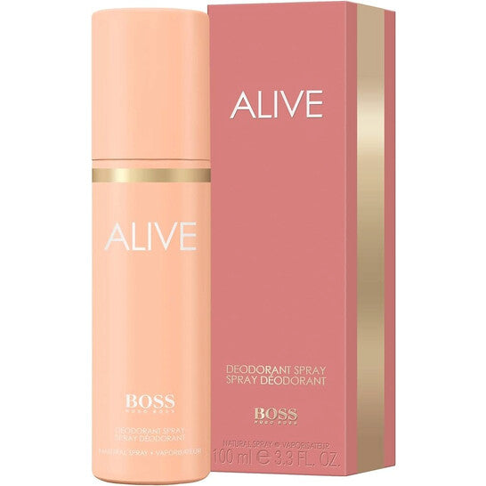 Hugo Boss Ladies Boss Alive Deodorant Spray 3.4 oz Fragrances - Luxurious Fragrance Available Online in Hong Kong & China